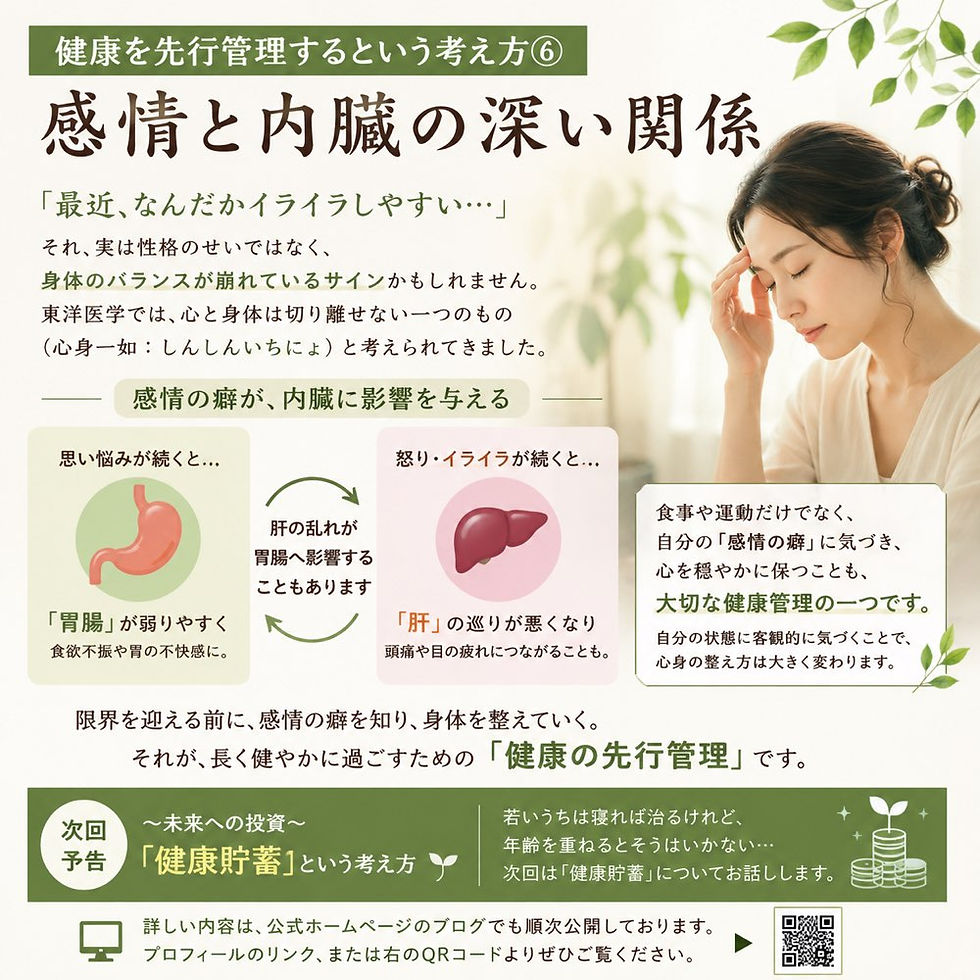 健康を先行管理するという考え方⑥