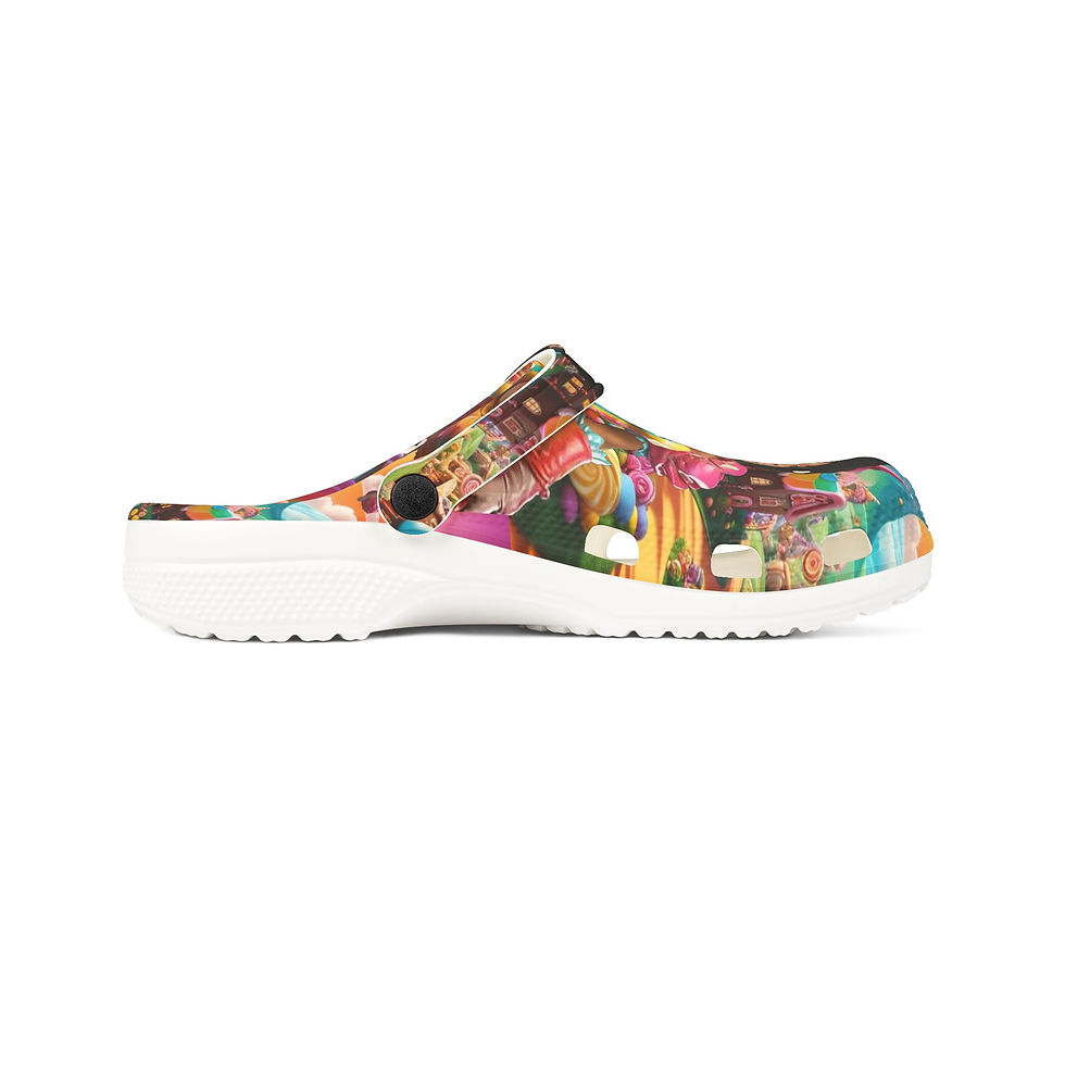 Thumbnail: Colorful EVA Foam Rubber Clogs - Fun & Whimsical Design for Everyday Comfort