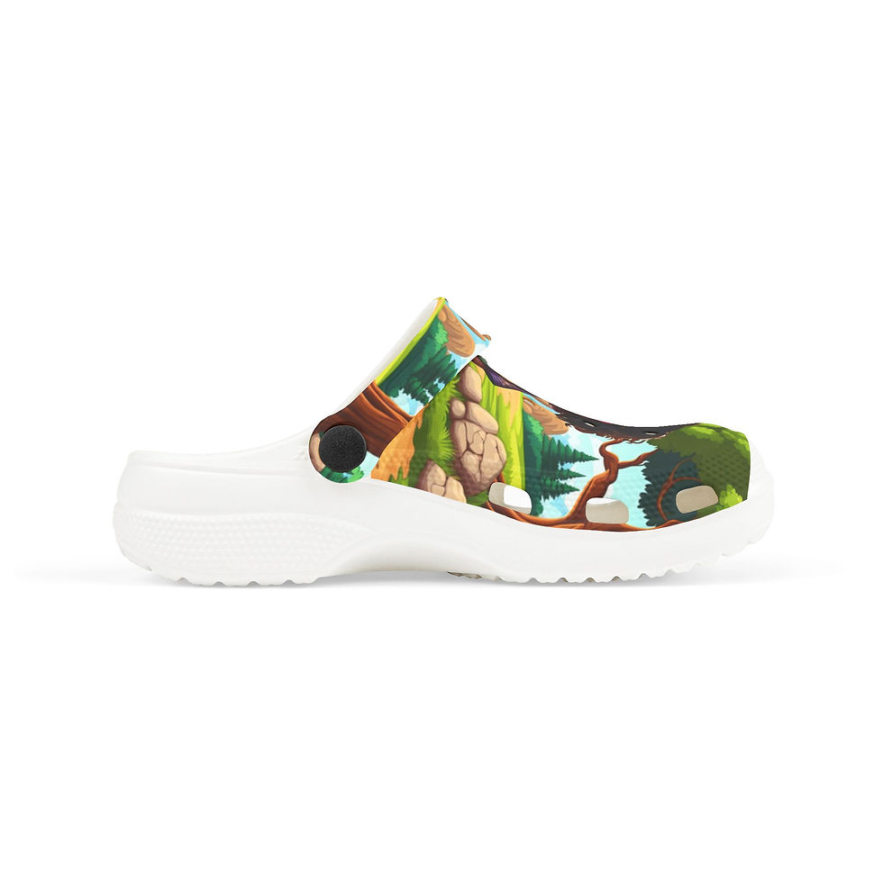 Thumbnail: Kids' EVA Foam Clogs - Adventurous Nature Design for Playful Days