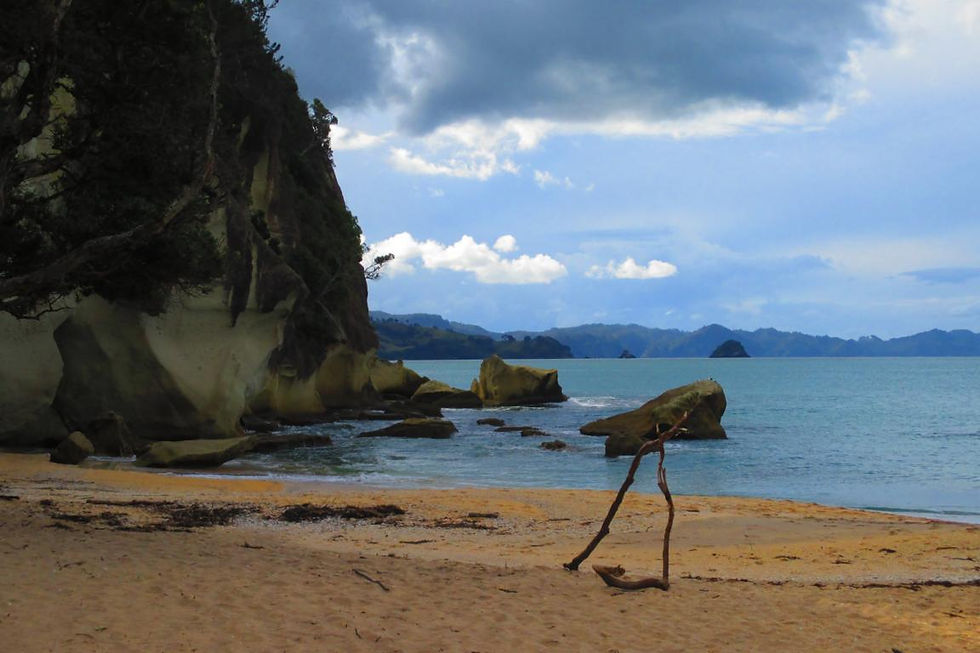 die Bay in der Captain Cook landete