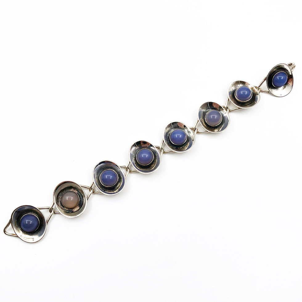Thumbnail: Blue  Chalcedony Bracelet