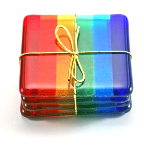 Rainbow Coasters