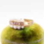 Thumbnail: Antique Rose Gold Seed Pearl Ring