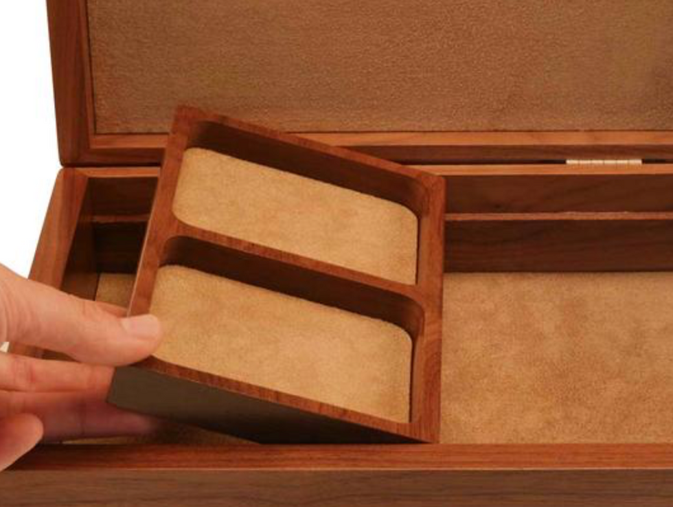 Thumbnail: Walnut & Maple Valet Box