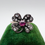 Thumbnail: Antique Late 1800's Ruby and Rose Cut Diamond Ring
