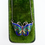 Thumbnail: Vintage Sterling Silver Enamel Butterfly Necklace