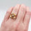 Thumbnail: 14k Four Leaf Clover Diamond Ring 