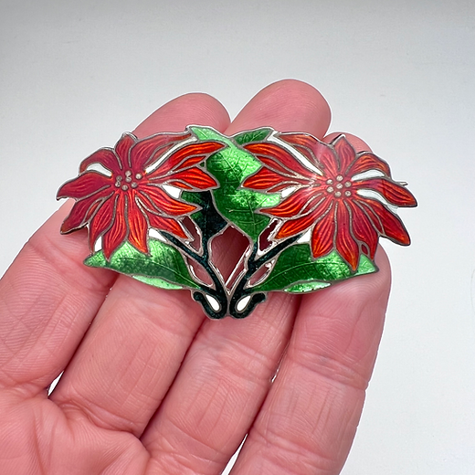 ANCIEN Broche argent Perle Sterling Silver Brooch Silber Brosche Spilla ANCIEN Broche argent Perle Sterling Silver Brooch Silber Brosche Spilla