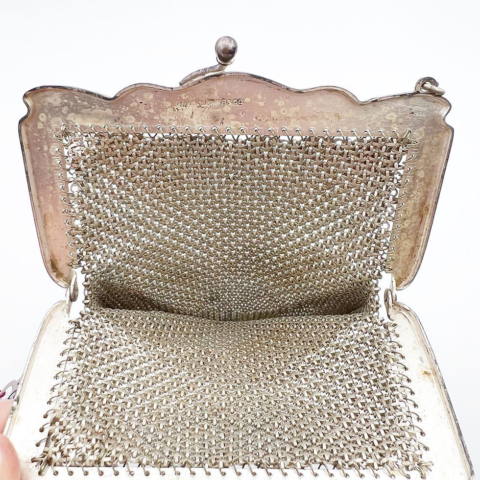 Thumbnail: Antique Mandalian Fringe Purse