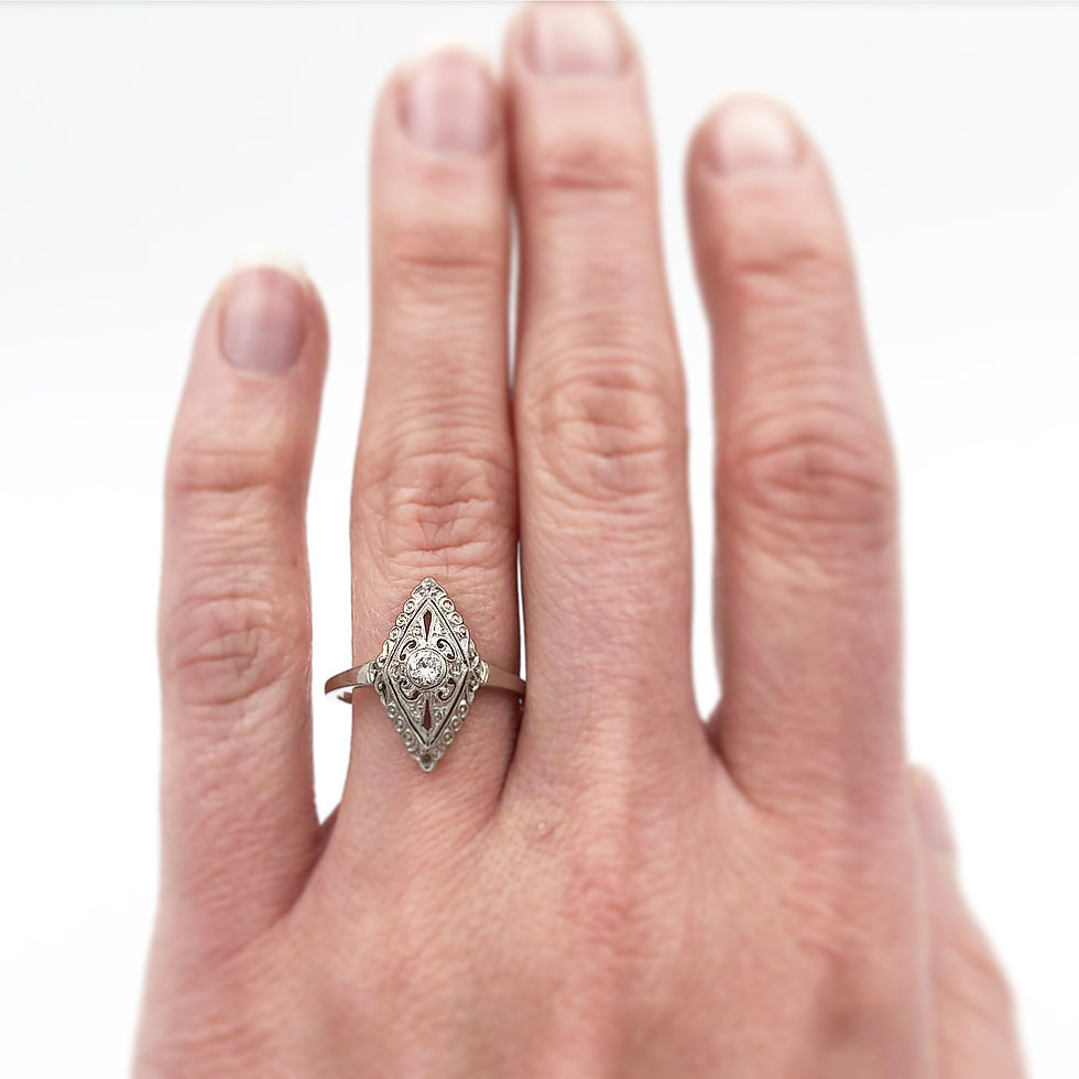 Thumbnail: Antique Diamond Ring