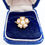 Thumbnail: Antique Pearl Flower Ring