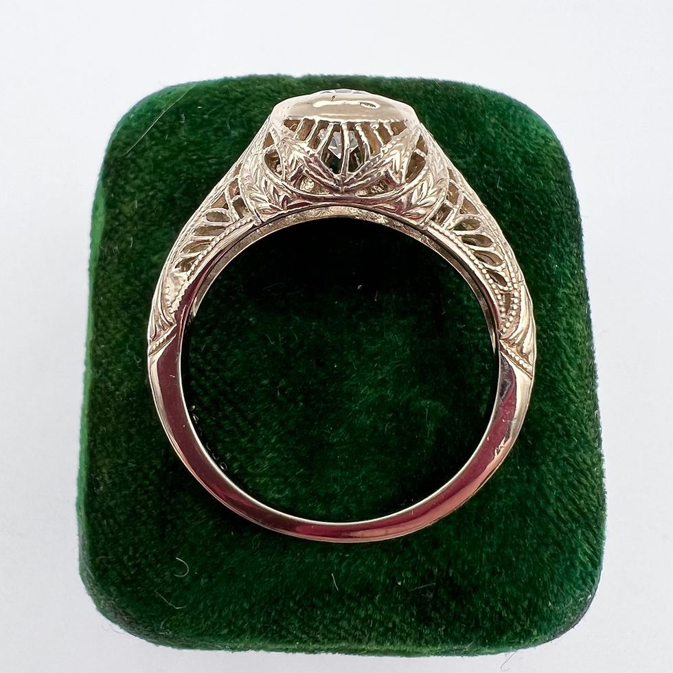 Thumbnail: Edwardian Era Diamond Solitaire Engagement Ring
