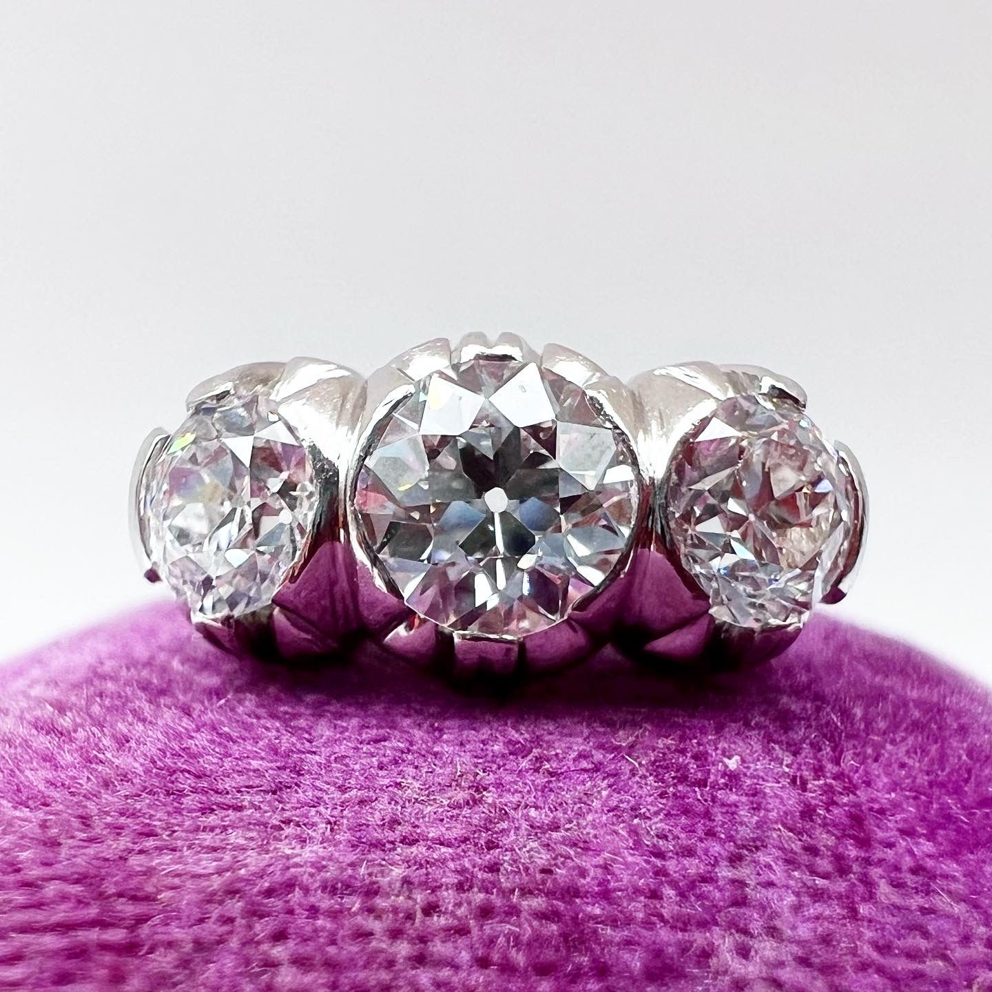 Antique Art Deco Trilogy Diamond Ring