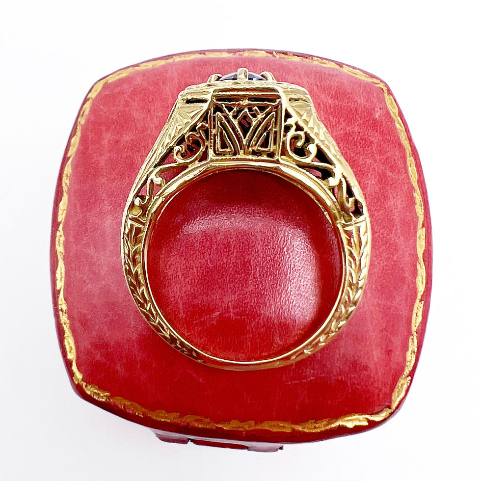 Thumbnail: Early 1900's Sapphire Ring