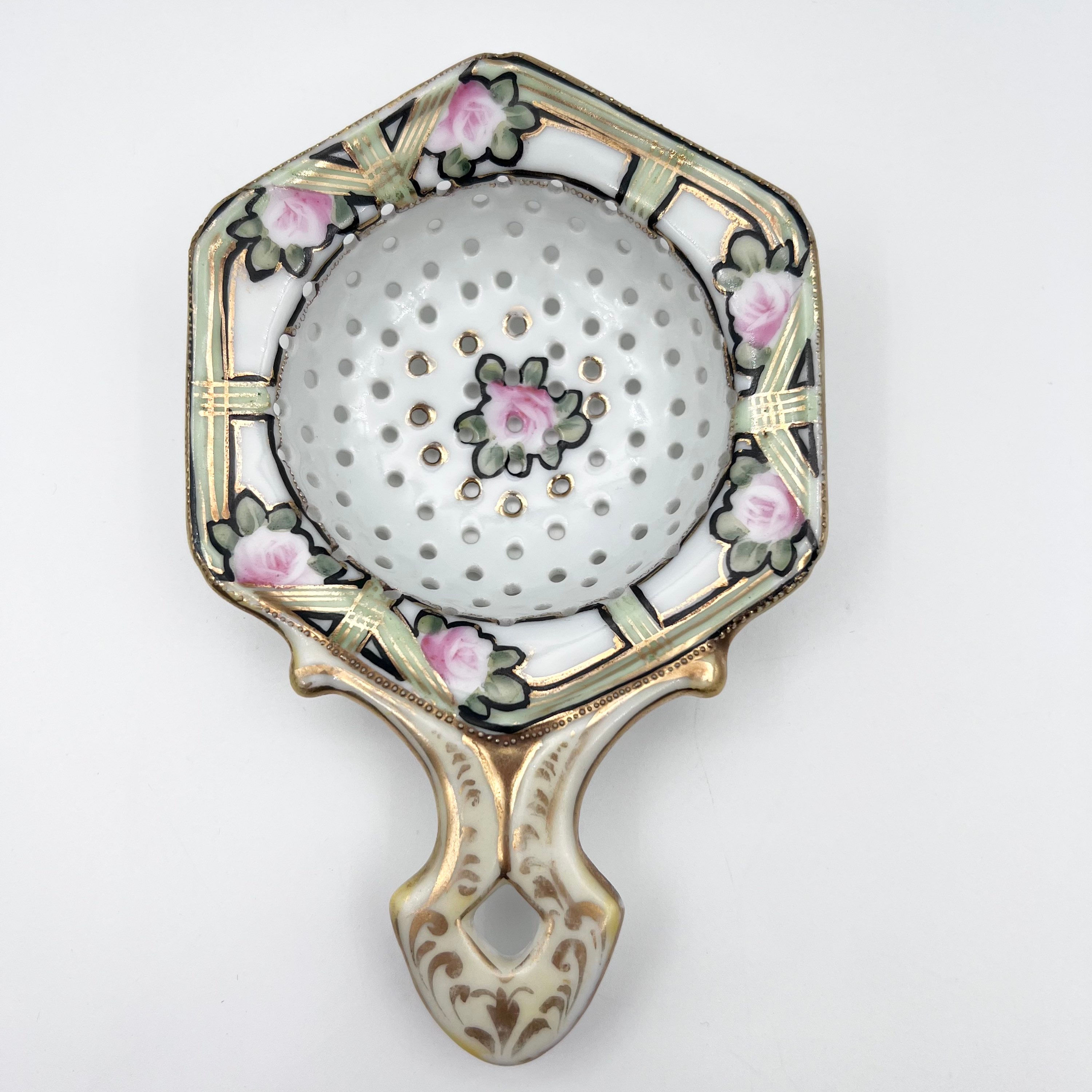 Antique Nippon Tea Strainer 