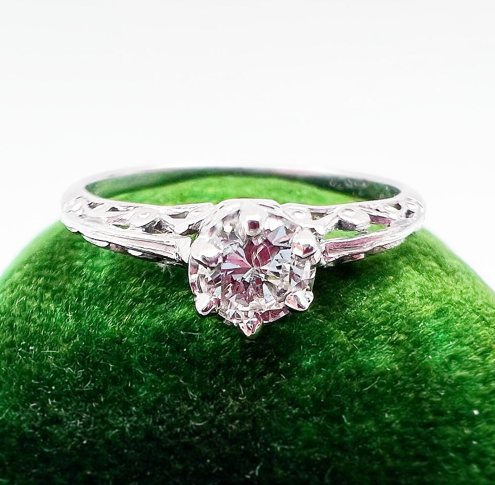 Thumbnail: Platinum Solitaire Engagement Ring