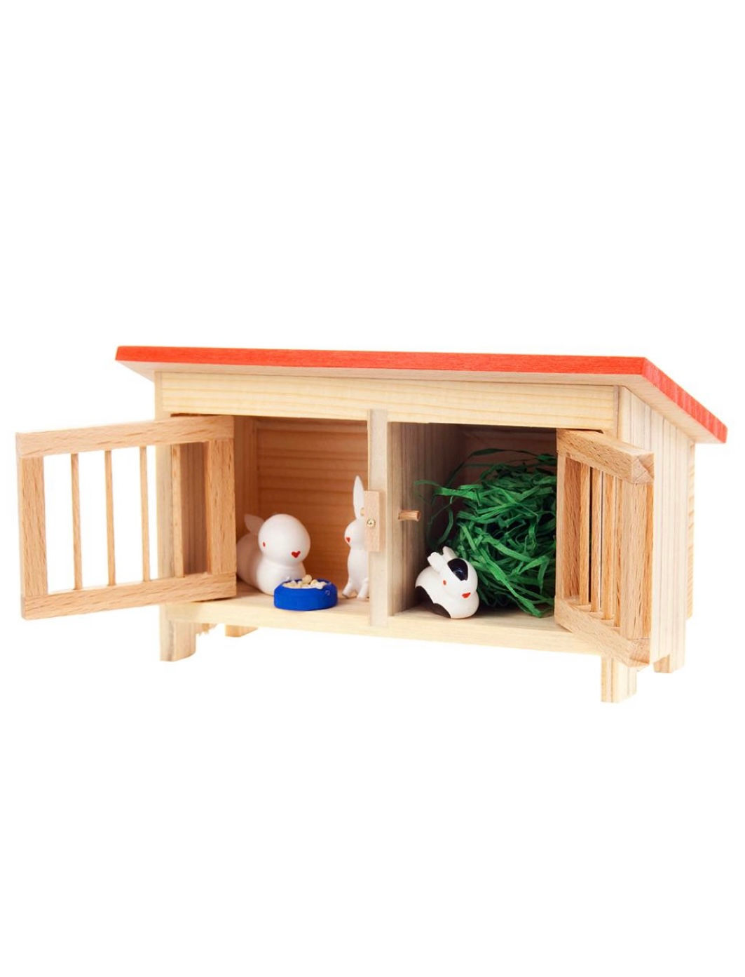 Rabbits In A Hutch