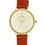 Thumbnail: Women's Brown Leather Band Watch