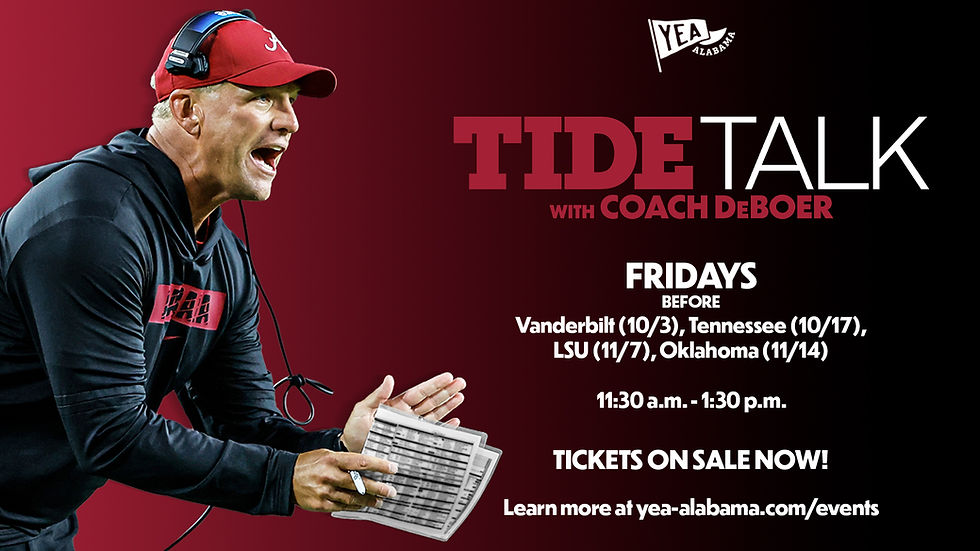 Tide Talk with Coach DeBoer