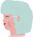 파란 머리