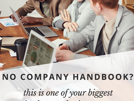 No Company Handbook?