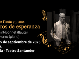 Respiros de Esperanza – Recital de Flauta y Piano en el Teatro Santander