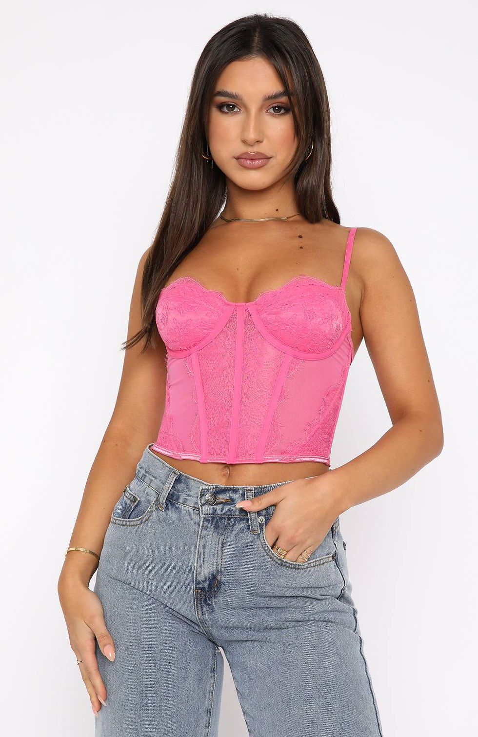 Thumbnail: Alice Laced Corset-Pink
