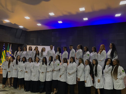 Cerimônia do Jaleco - marca o início da jornada da turma T13 de Técnico em Enfermagem em Anápolis