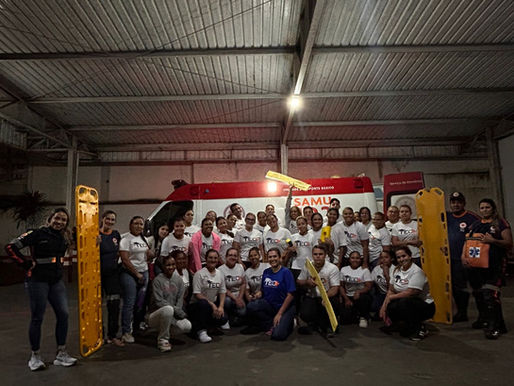 Alunos de Técnico em Enfermagem visitam o SAMU em Itaberaí 🚑