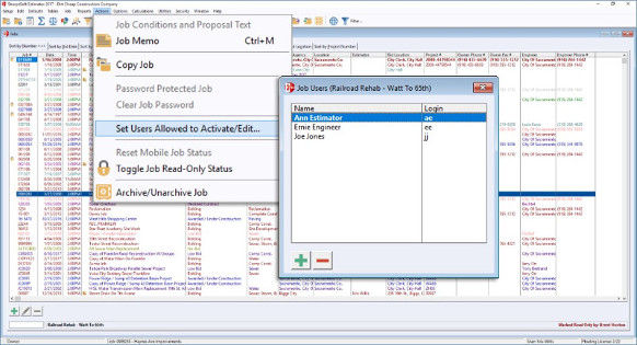 Construction Job Tracking Software