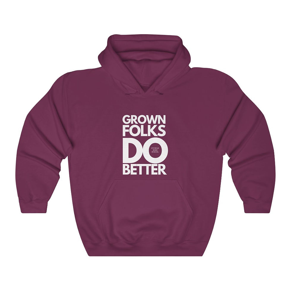 Thumbnail: Grownfolks Do Better Unisex Heavy Blend™ Hooded Sweatshirt