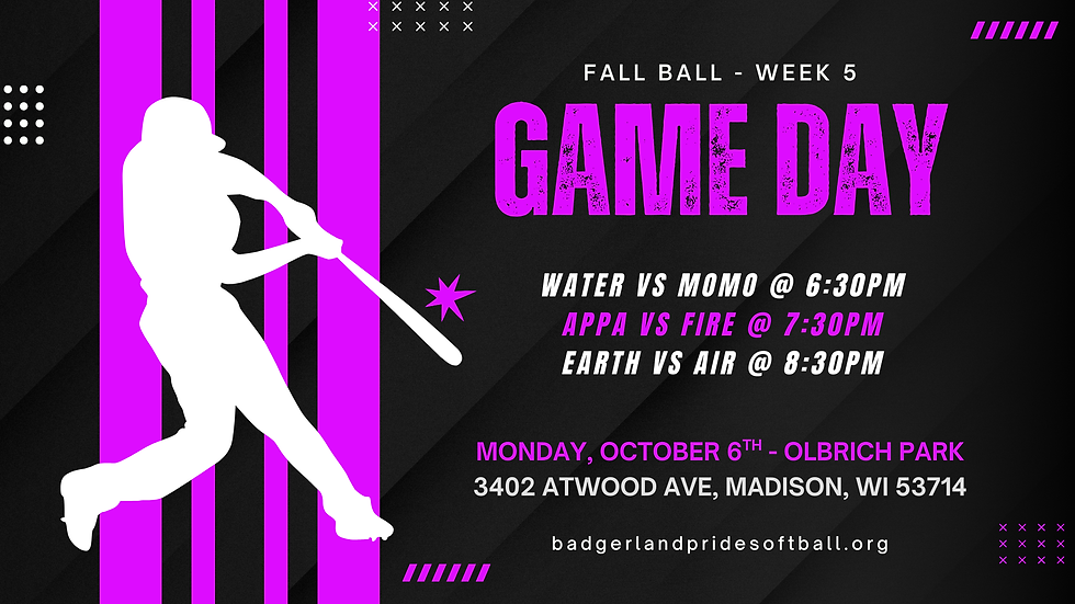 Fall League – Week 5