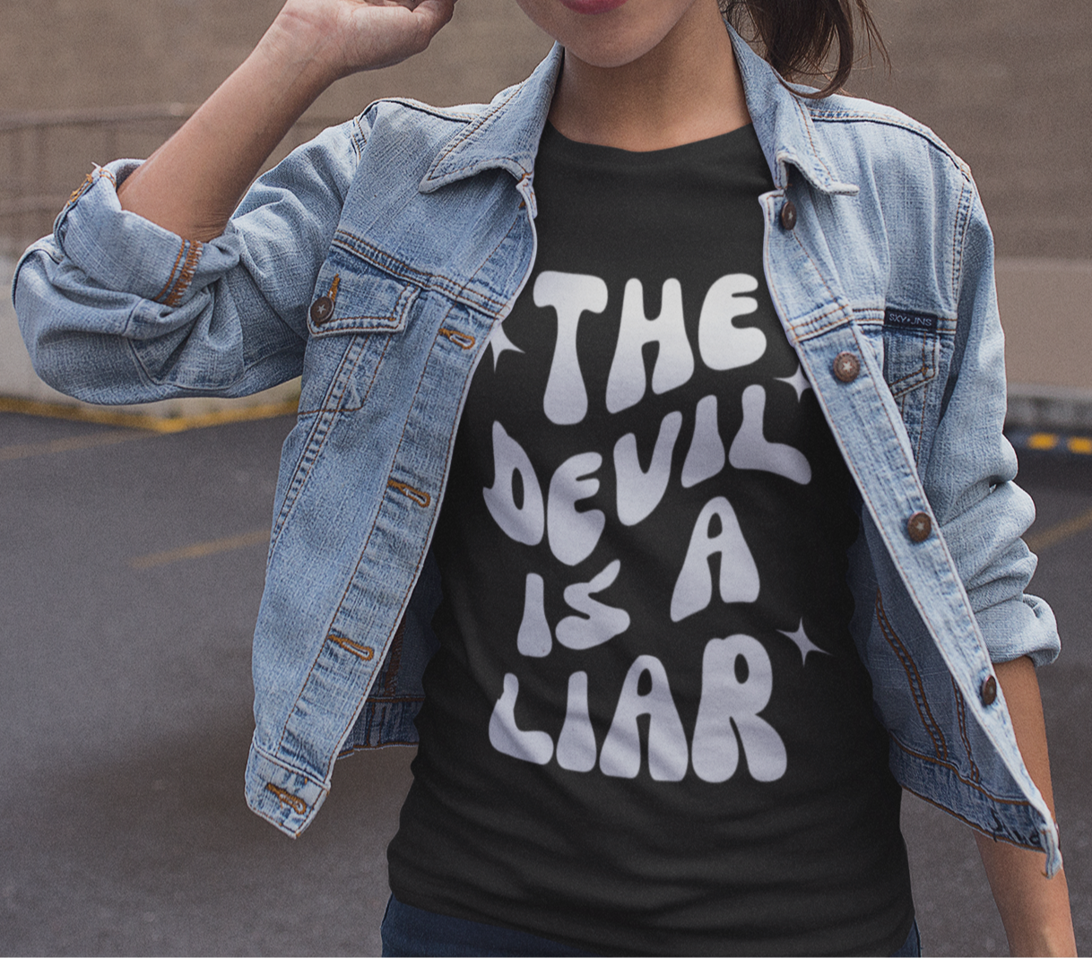 John 8:44 inspired Christian T-Shirt – faith-based fashion