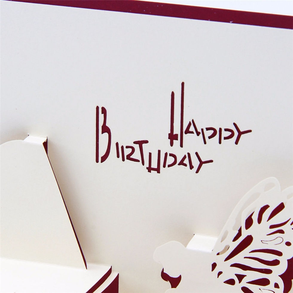 Miniaturbild: Piano-Elf Happy Birthday 3D Card