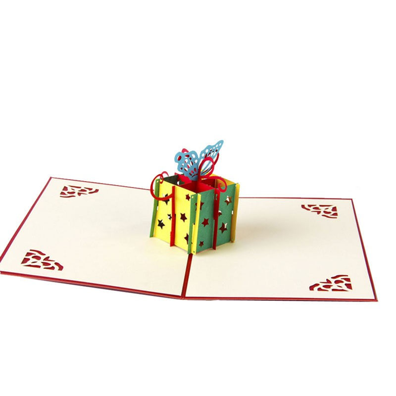 Miniaturbild: Happy Birthday Gift 3D Card