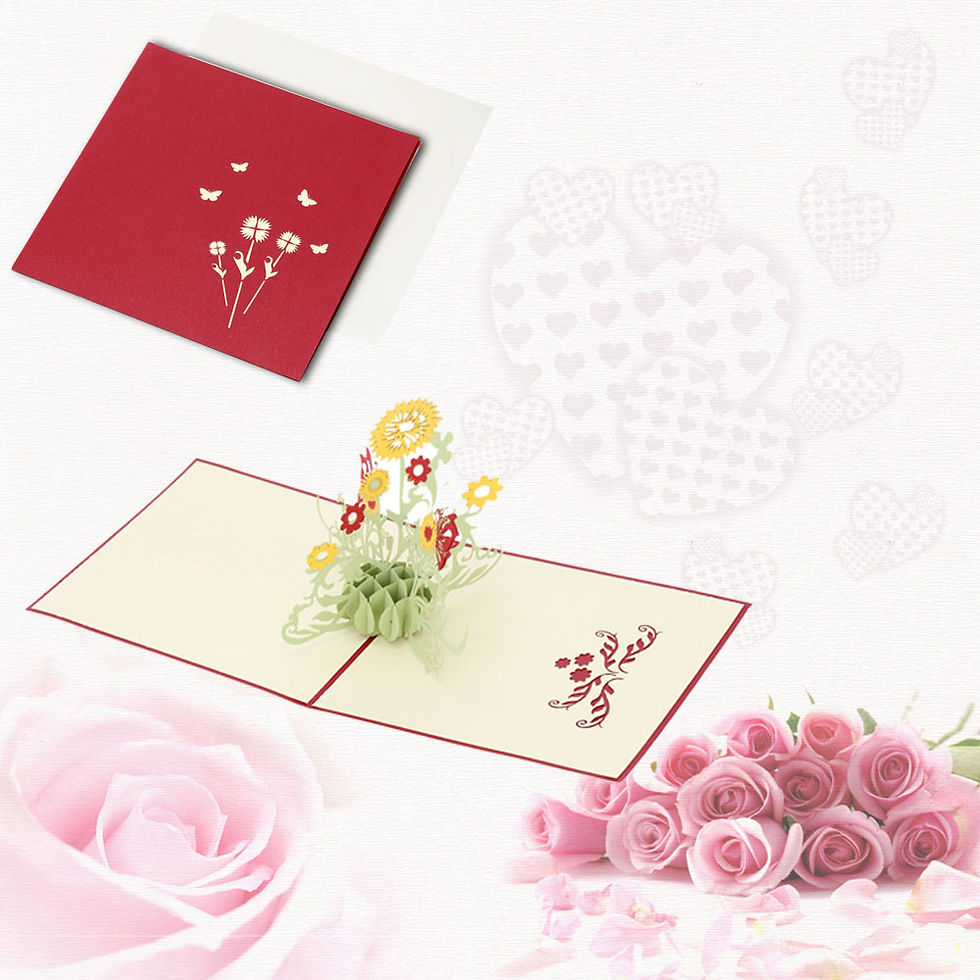 Miniaturbild: Sunflower 3D Card