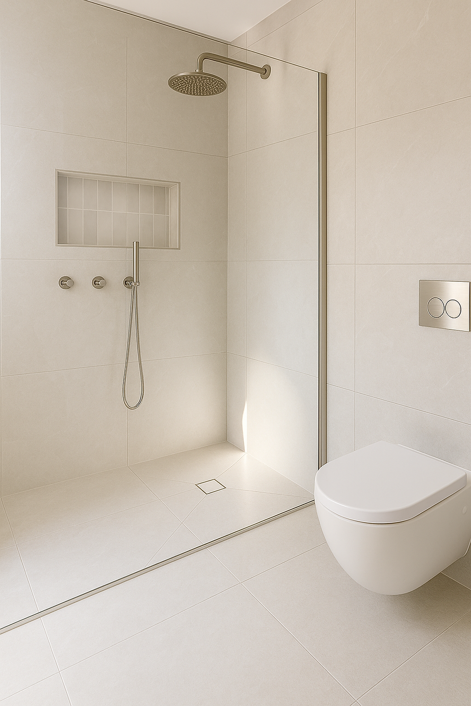 Bathroom design. Finishes and Fixtures Selection design project
