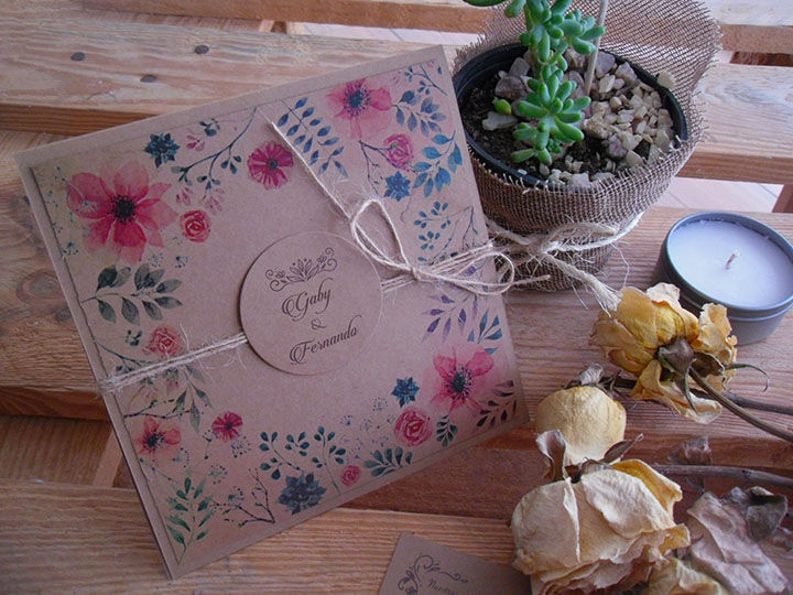 Miniatura: Flores Kraft
