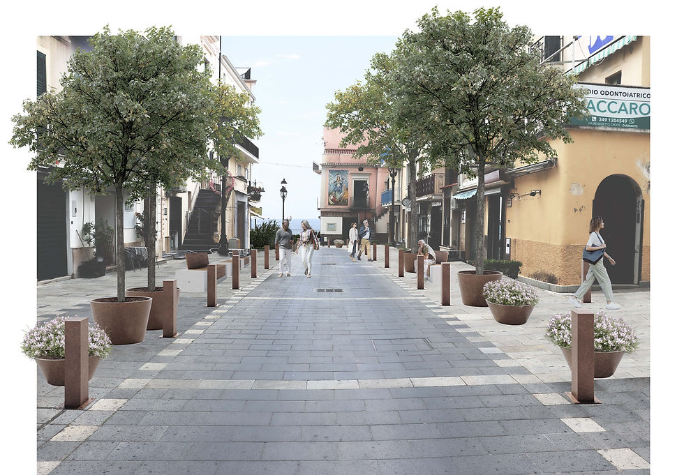 Strada del borgo di Diamante