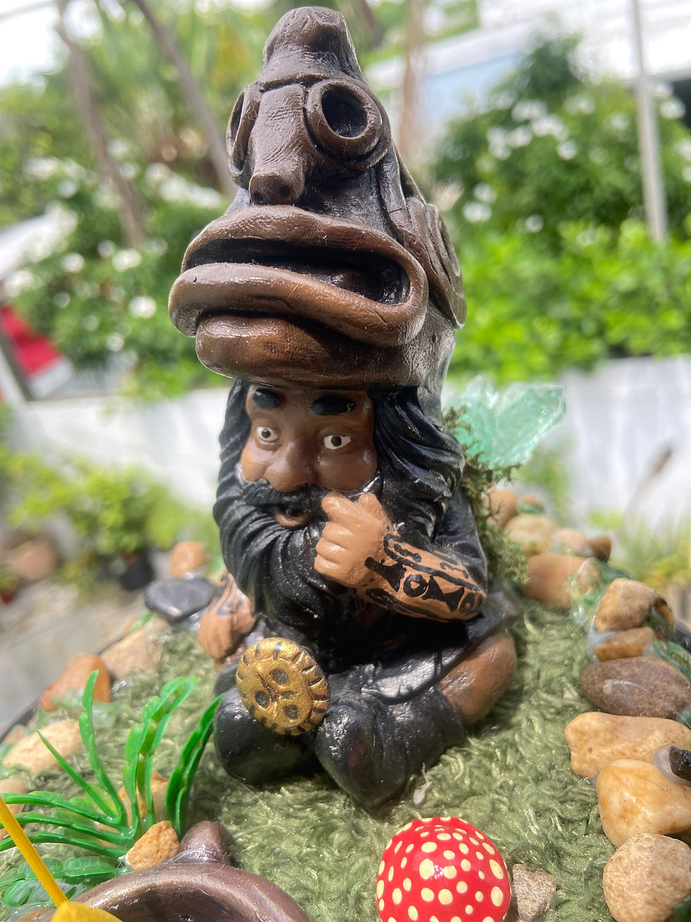 Thumbnail: Taíno Inspired Behique Ceremonial Grounds Incense Holder Tea Light 