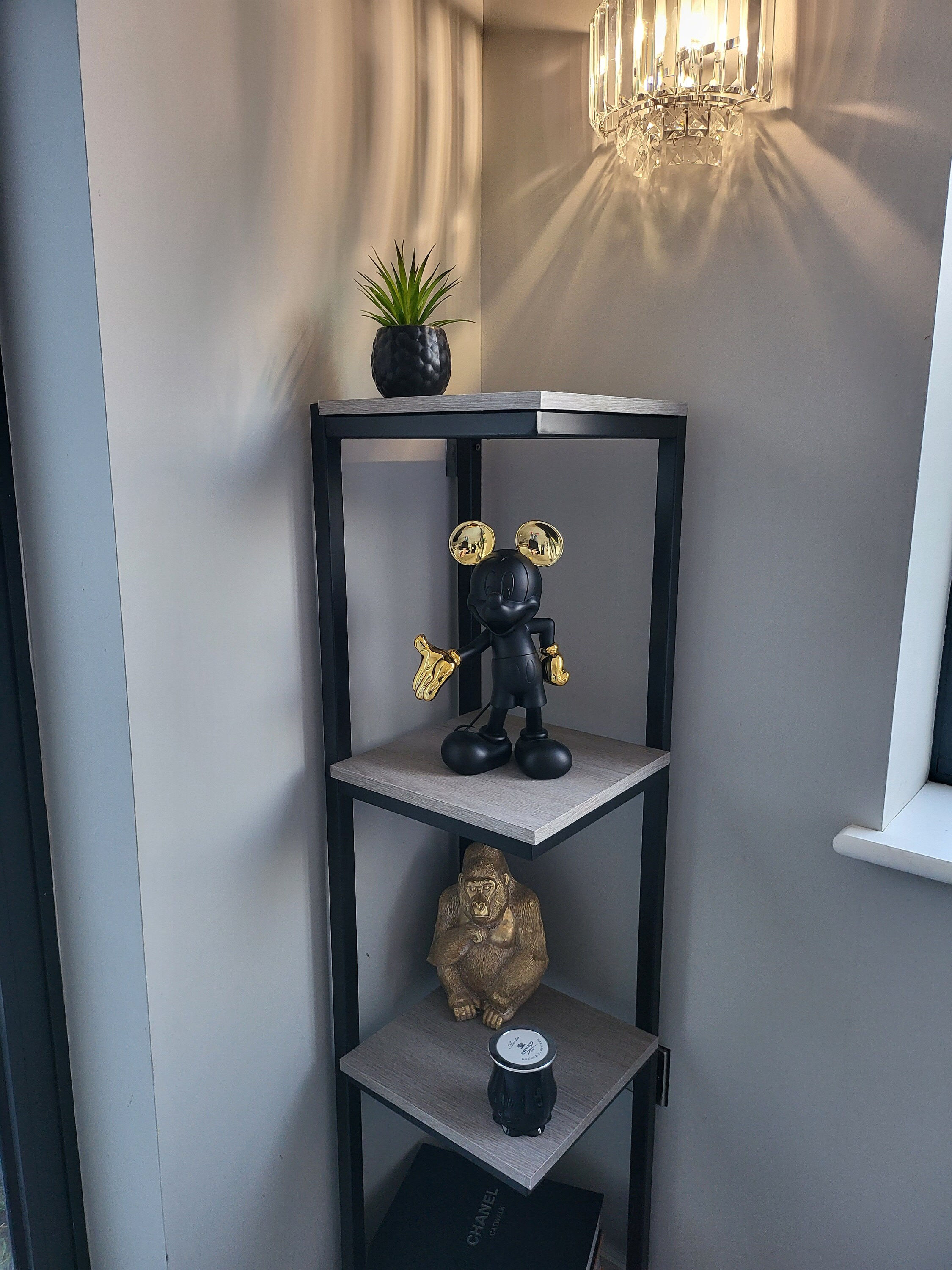 Four Tier corner shelf