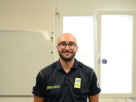 A young emergency professional