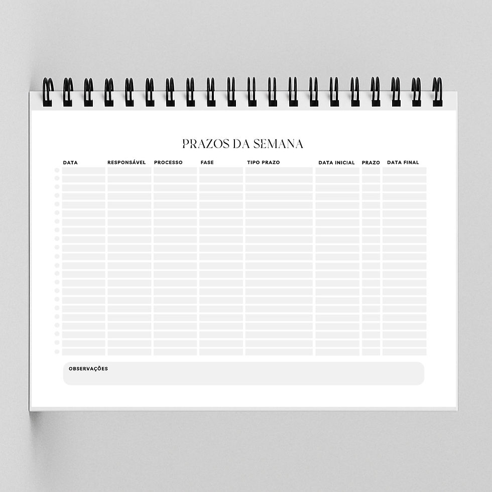 Miniatura: Planner Advogada Organizada Grécia