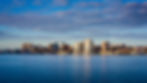 View of downtown Halifax from Dartmouth with the waterfront and the Purdy's Wharf. Halifax