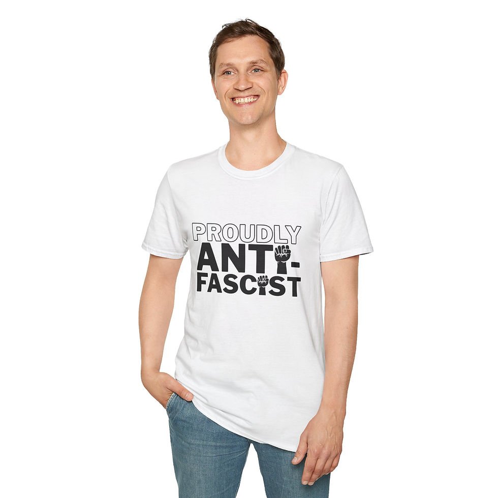 Thumbnail: Proudly Anti-Fascist (black text)