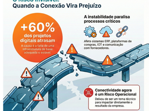 Quando a conectividade vira risco operacional: o custo invisível da internet instável