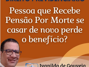 Essa é uma dúvida muito comum, e a resposta, com base na legislação previdenciária brasileira, é: o novo casamento, por si só, não cancela a pensão por morte. Segundo o INSS e o entendimento majoritário do Direito Previdenciário, o recebimento da pensão por morte é garantido a quem já preenchia os requisitos no momento do falecimento do segurado, independentemente de a pessoa casar-se novamente no futuro. Portanto, casar-se novamente não é motivo para perda automática do benefício.
