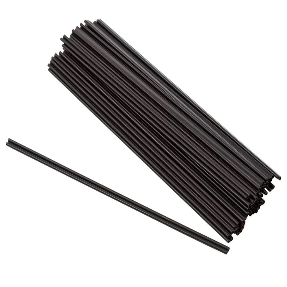 Hy-Stix - 7" Plastic Brown Flat Coffee Stirrer