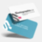 Lamination + SPOT UV Business Card - Satin Graphic