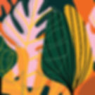 Tropical Leaves Wall Mural - Satin Graphic
